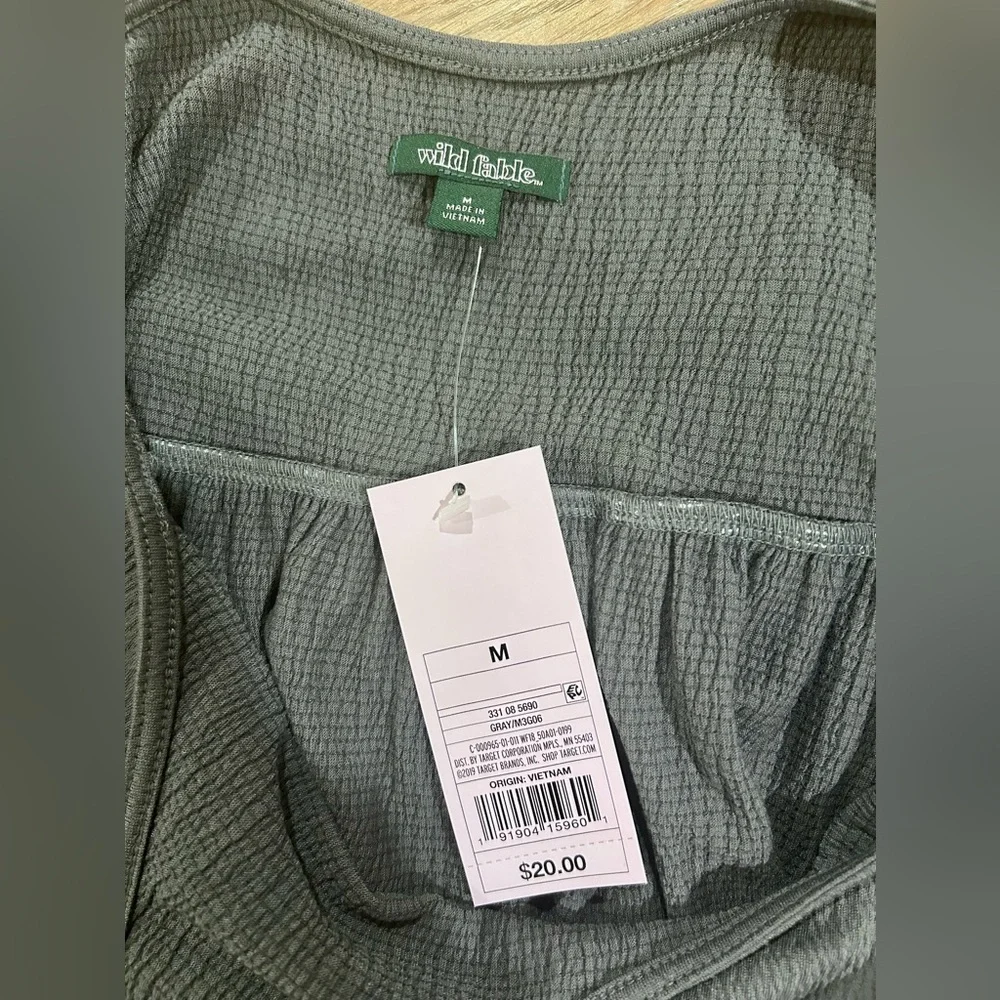 NWT, Wild Fable Gray Dress, Medium - Picture 2 of 2